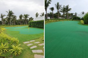 green golf hồ tràm