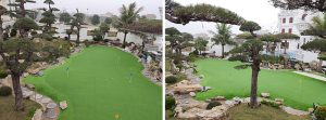 thi công mini golf hưng yên