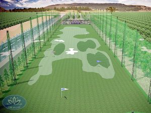thi công sân tập golf