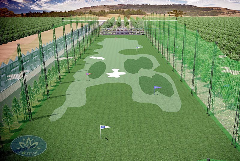 Thiết kế sân tập golf
