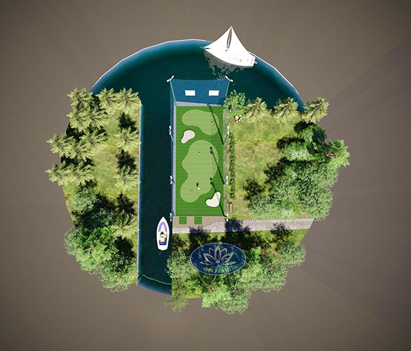 Thiết kế thi công sân tập golf