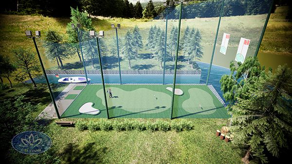 Thiết kế thi công sân tập golf