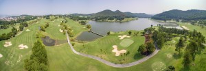 Hồ nước của sân golf Chí Linh Star