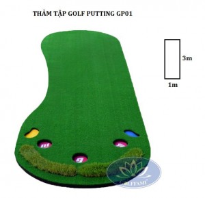 Thảm tập golf Putting hình bàn chân