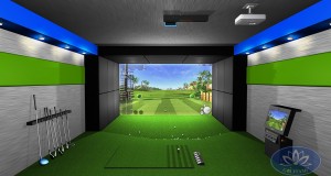 Mô hình phòng tập golf 3D mới