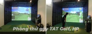 phòng golf 3d thử gạy golf TAT Golf