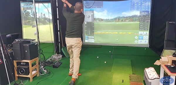 Phòng tập golf 3d