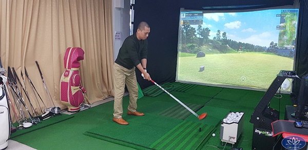 Phòng tập golf 3d