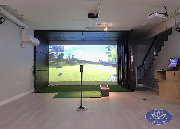 Thi công lắp đặt hệ thống phòng tập Golf 3D