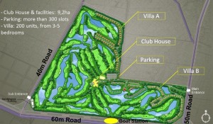Sơ đồ quy hoạch tổng thể sân golf