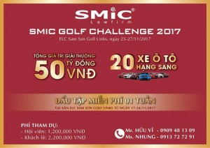 Thông tin về giải golf SMIC Golf Challenge Tournament 2017