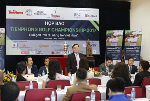 Họp báo tổ chức giải golf Tiền Phong championship
