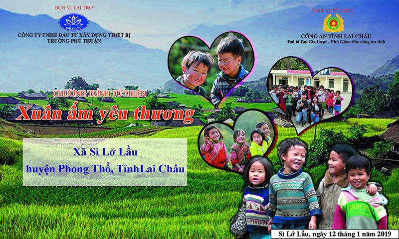 Chương trình tình nguyện xuân ấm yêu thương Lai Châu