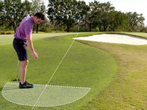 Phải làm sao khi bóng golf mắc kẹt ở Bunker