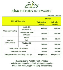 phí dịch vụ khác