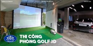 phòng golf 3D tại Quảng Ninh