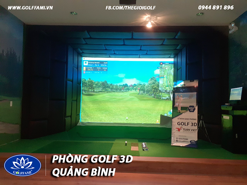 Phòng golf 3d Quảng Bình