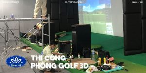 thi công chuỗi phòng golf 3D - TAT Golf