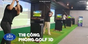 phòng golf 3D tại Trần Thái Tông