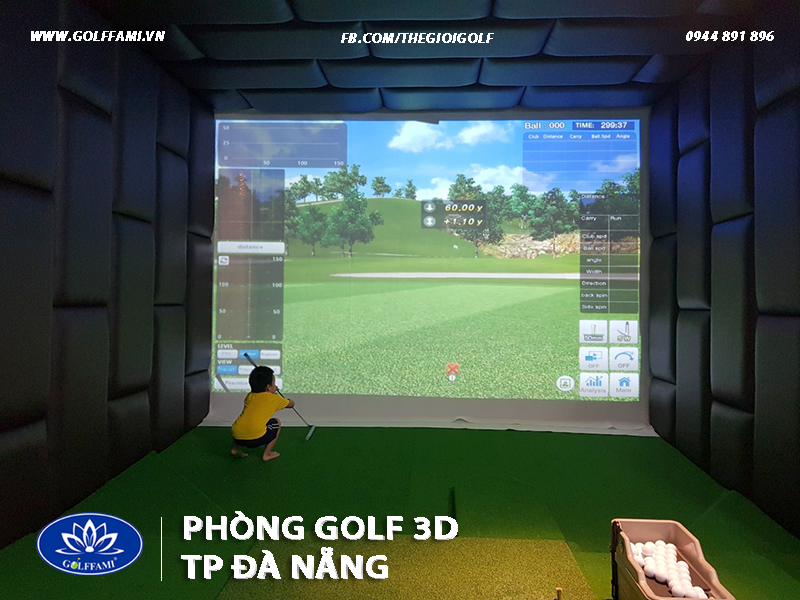 Lắp đặt 2 phòng tập golf 3d tại Đà Nẵng