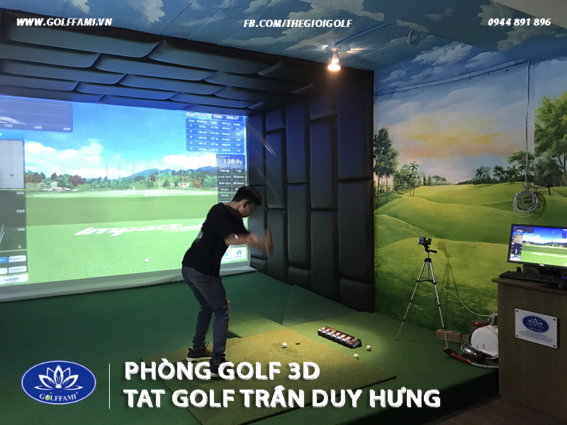 Phòng golf 3d TAT golf Trần Duy Hưng Hà Nội