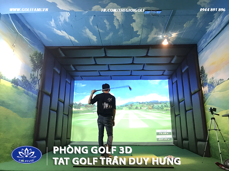 Phòng golf 3d TAT golf Trần Duy Hưng Hà Nội