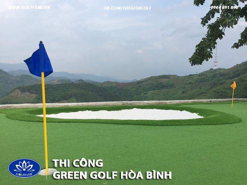 Green golf tại Hòa Bình