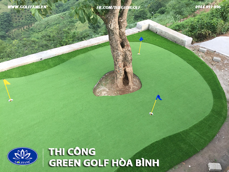 Green golf tại Hòa Bình
