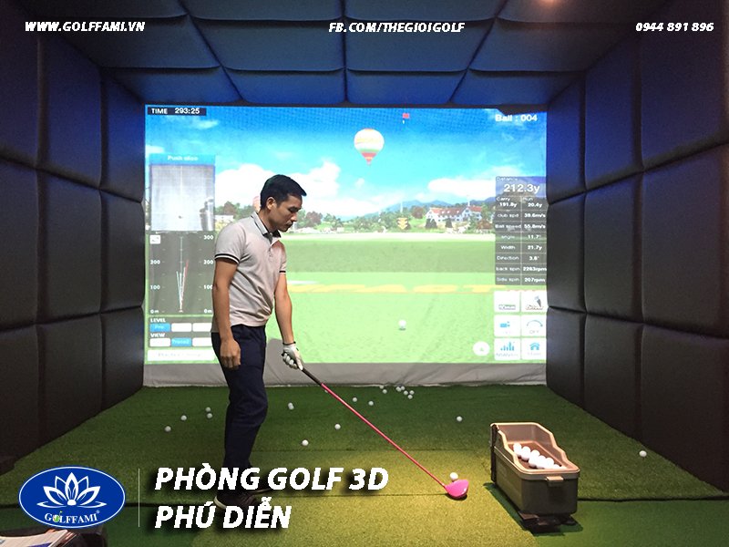 phòng golf 3d Phú Diễn Hà Nội