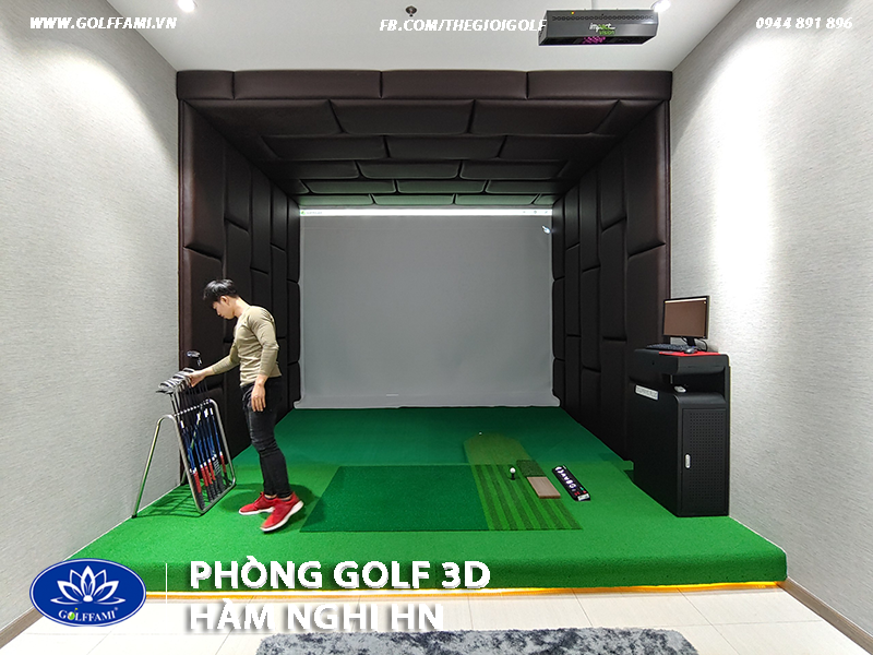 Phòng golf 3d Hàm Nghi