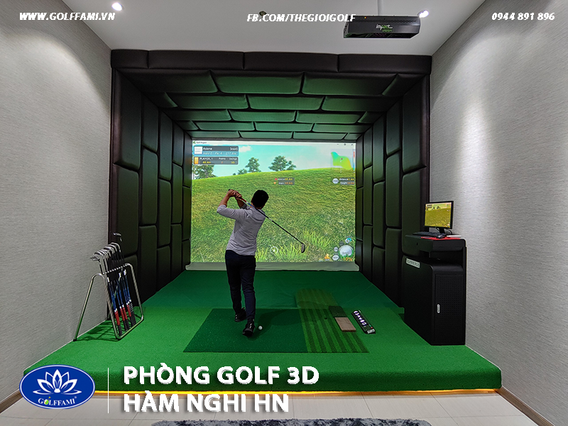 Phòng golf 3d Hàm Nghi