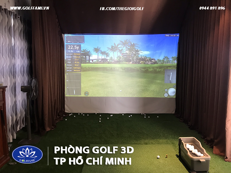 phòng tập golf 3D tại Gò Vấp TP HCM