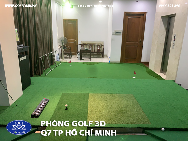 Thi công phòng golf 3d Quận 7 Hồ Chí Minh