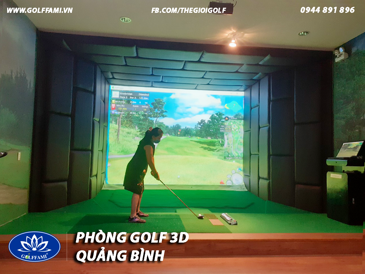 phòng golf 3d Quảng Bình