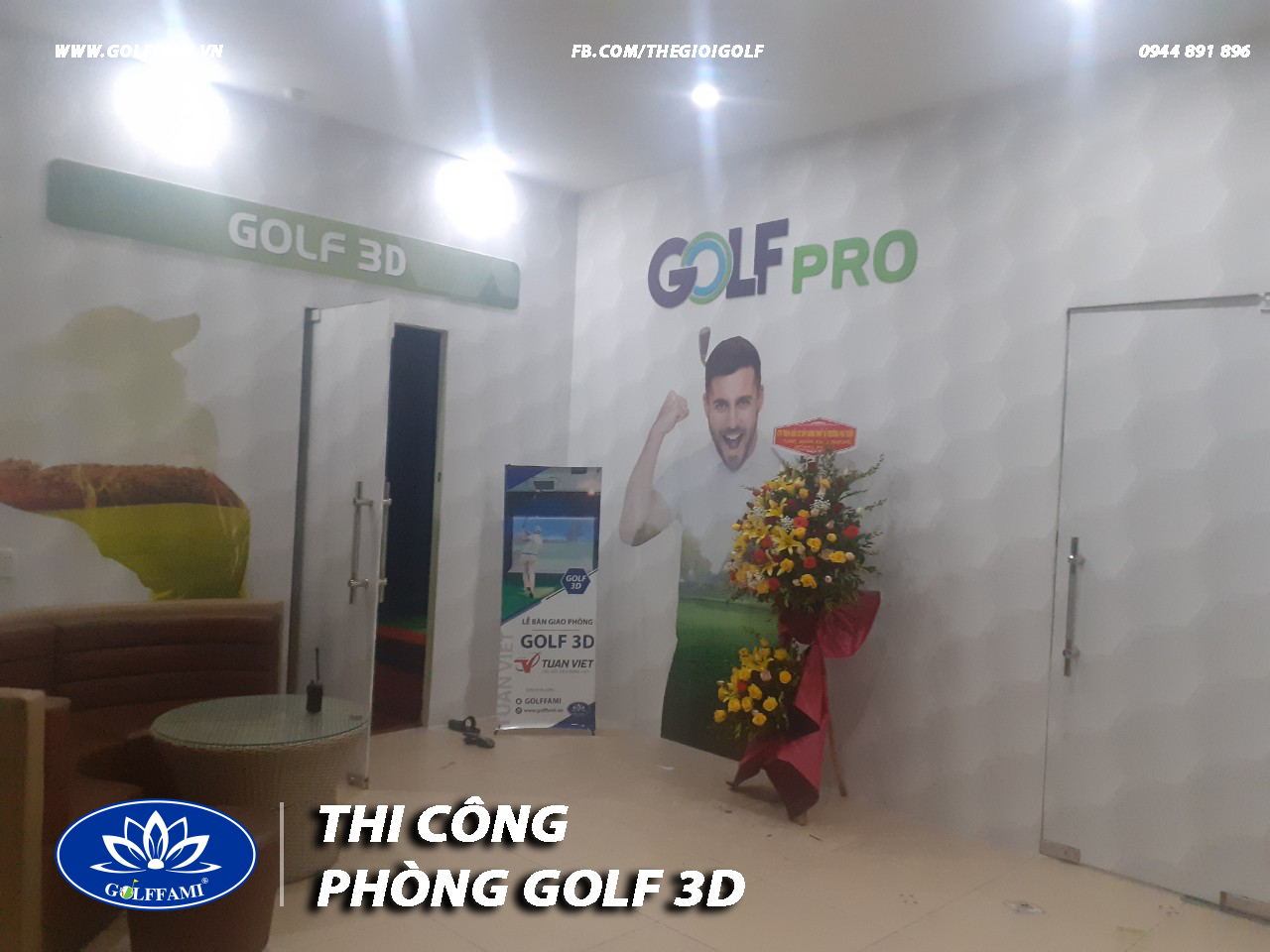 phòng golf 3d TTTM Tuấn Việt Quảng Bình