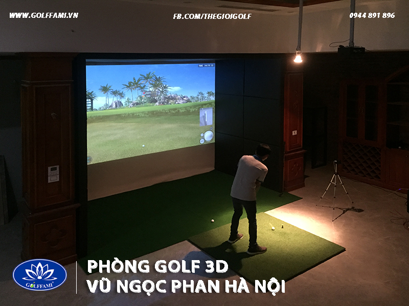 Phòng golf 3D tại Vũ Ngọc Phan Hà Nội