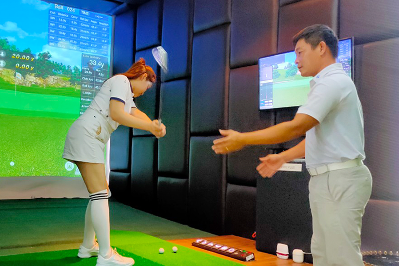 Golffami thi công chuỗi phòng golf Học Viện Golf Hoa Sen Cơ Sở Hồ Thị Nhung