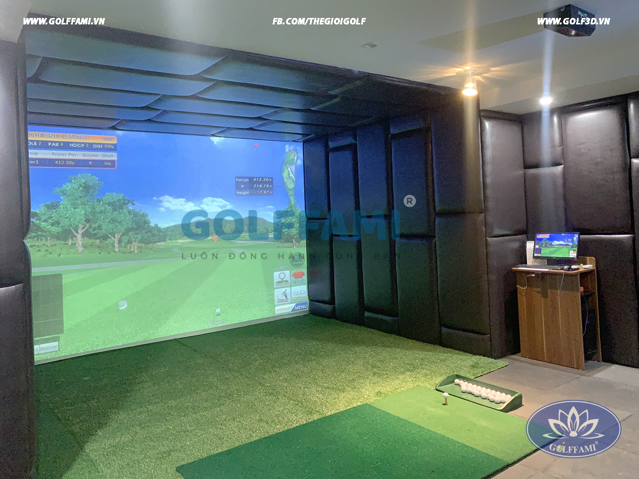 Phòng golf 3d Hoàng Hoa Thám