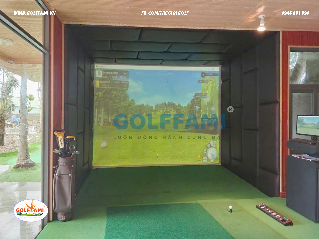 phòng golf 3d tại Cần Thơ