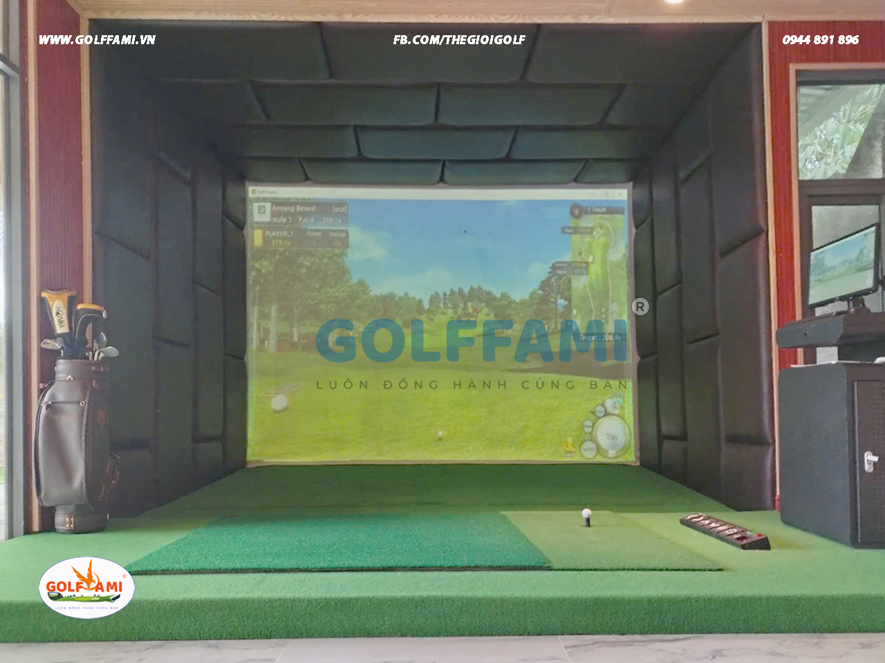 phòng golf 3d tại Cần Thơ